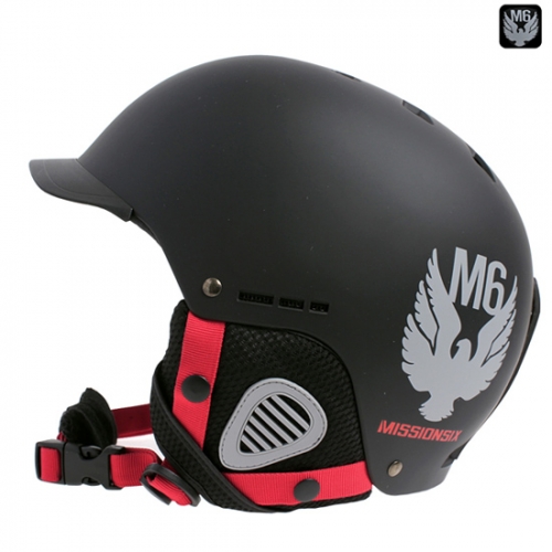 [미션식스]남녀공용 스키/보드 사이즈 조절 헬멧 MS6517/착용감이 편한 헬멧~
